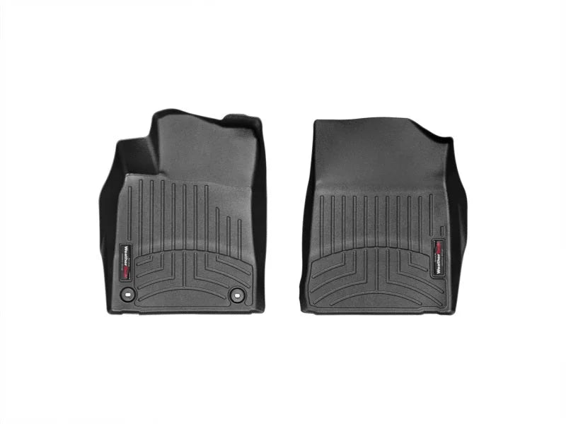 WeatherTech 13+ Toyota Avalon Front FloorLiner - Black - Back View