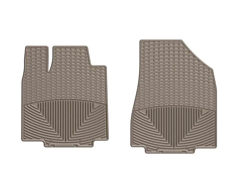 WeatherTech 13+ Toyota RAV4 Front Rubber Mats - Tan - Back View