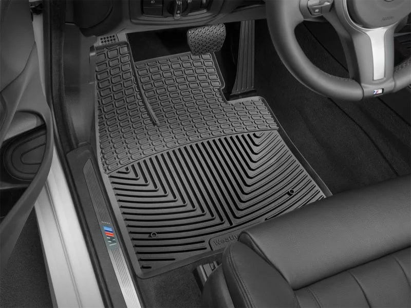 WeatherTech 14-15 BMW X5 Front Rubber Mats - Black - Detail View