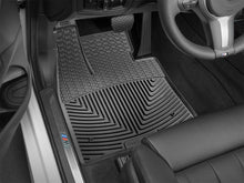Load image into Gallery viewer, WeatherTech 14-15 BMW X5 Front Rubber Mats - Black - Detail View