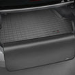 Load image into Gallery viewer, WeatherTech 14-15 Chevrolet Camaro Cargo Liner w/ Bumper Protector - Black (does not fit Z28) - Back View