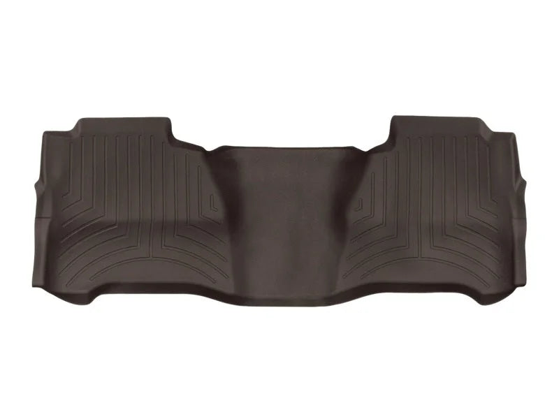 WeatherTech 14-15 Chevy Silverado Rear FloorLiner - Cocoa - Back View
