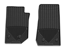 Load image into Gallery viewer, WeatherTech 14-15 Jeep Wrangler Front Rubber Floor Mats - Black - Side View