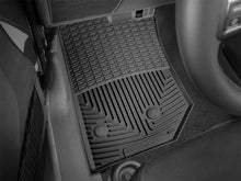 Load image into Gallery viewer, WeatherTech 14-15 Jeep Wrangler Front Rubber Floor Mats - Black - Installation View