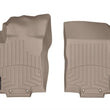 Load image into Gallery viewer, WeatherTech 14-15 Nissan Rogue Front FloorLiner - Tan - Back View