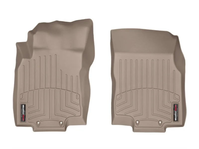 WeatherTech 14-15 Nissan Rogue Front FloorLiner - Tan - Back View