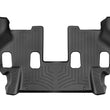 Load image into Gallery viewer, WeatherTech 14-19 Infiniti QX80 w/ 2nd Row Bucket Seats 3nd Row FloorLiner - Black - Back View