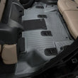 Load image into Gallery viewer, WeatherTech 14-19 Infiniti QX80 w/ 2nd Row Bucket Seats 3nd Row FloorLiner - Black - Installation View