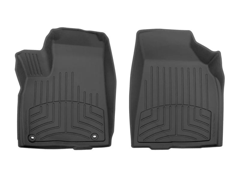 WeatherTech 14-19 Toyota Highlander HP Front FloorLiner - Black - Main Product View