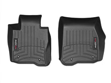 Load image into Gallery viewer, WeatherTech 14+ BMW 4-Series Front FloorLiner - Black - Back View