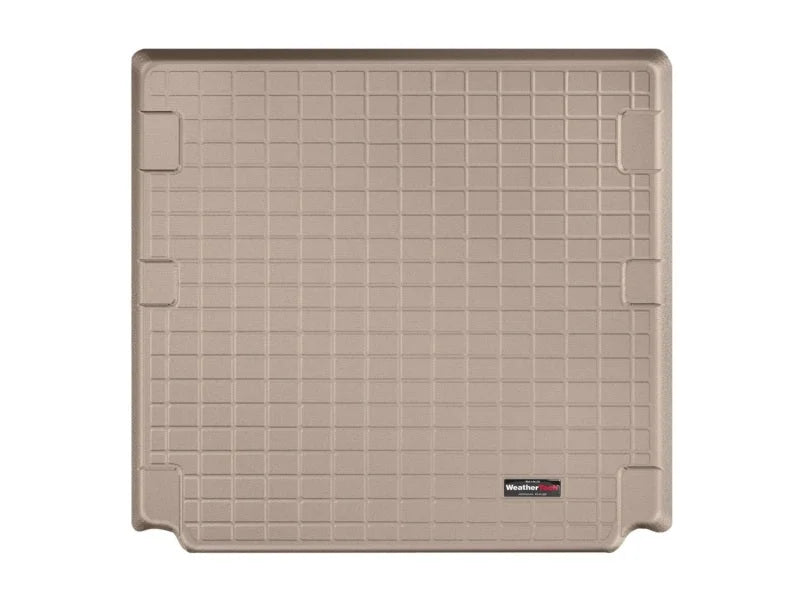 WeatherTech 14+ BMW X5 Cargo Liners - Tan - Back View