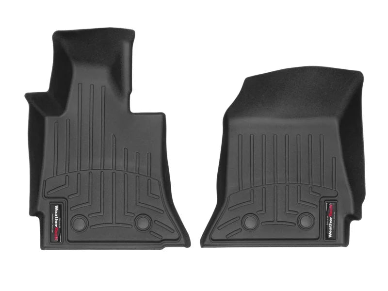 WeatherTech 14 Chevrolet Corvette Stingray Front FloorLiner - Black - Main Product View