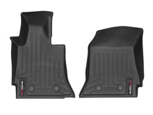 Load image into Gallery viewer, WeatherTech 14 Chevrolet Corvette Stingray Front FloorLiner - Black - Main Product View