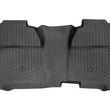 Load image into Gallery viewer, WeatherTech 14+ Chevrolet Silverado 1500 / GMC Sierra (Crew Cab) Rear Vinyl FloorLiner - Black - Main Product View