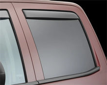 Load image into Gallery viewer, WeatherTech 14+ Chevrolet Silverado 1500 Rear Side Window Deflectors - Dark Smoke - Back View