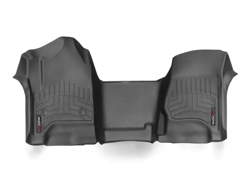 WeatherTech 14+ Chevrolet Silverado Front FloorLiner - Black - Main Product View