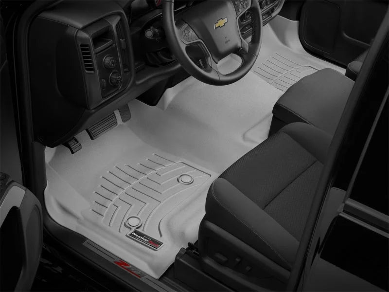 WeatherTech 14+ Chevrolet Silverado Front Floorliner OTH - Grey - Additional View 5