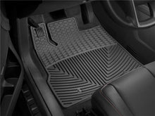 Load image into Gallery viewer, WeatherTech 14+ Chevrolet Silverado Front Rubber Mats - Black - Main Product View