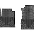 Load image into Gallery viewer, WeatherTech 14+ Chevrolet Silverado Front Rubber Mats - Black - Side View
