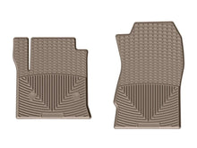 Load image into Gallery viewer, WeatherTech 14+ Chevrolet Silverado Front Rubber Mats - Tan - Back View