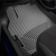 Load image into Gallery viewer, WeatherTech 14+ Chevrolet Silverado Front Rubber Mats - Grey - Side View