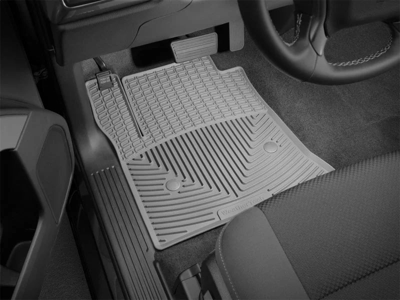 WeatherTech 14+ Chevrolet Silverado Front Rubber Mats - Grey - Additional View 5