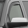 Load image into Gallery viewer, WeatherTech 14+ Chevrolet Silverado Front Side Window Deflectors - Dark Smoke - Installation View