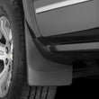 Load image into Gallery viewer, WeatherTech 14+ Chevrolet Silverado No Drill Mudflaps - Black - Installation View