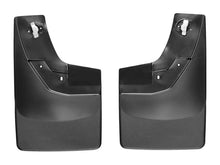 Load image into Gallery viewer, WeatherTech 14+ Chevrolet Silverado No Drill Mudflaps - Black - Side View