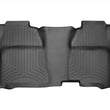Load image into Gallery viewer, WeatherTech 14+ Chevrolet Silverado Rear FloorLiner - Black - Side View