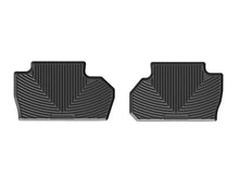Load image into Gallery viewer, WeatherTech 14+ Chevrolet Silverado Rear Rubber Mats - Black - Main Product View