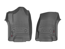 Load image into Gallery viewer, WeatherTech 14+ Chevrolet Silverado/GMC Sierra Crew and Double Cab Front FloorLiners - Black - Main Product View