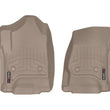 Load image into Gallery viewer, WeatherTech 14+ Chevrolet Silverado/GMC Sierra Crew and Double Cab Front FloorLiners - Tan - Main Product View
