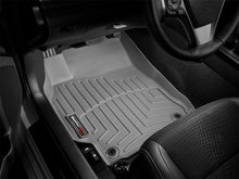 Load image into Gallery viewer, WeatherTech 14+ Chevy Corvette Front FloorLiner - Grey - Back View