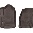 Load image into Gallery viewer, WeatherTech 14+ Chevy Silverado (Crew Cab / Double Cab) Front FloorLiners - Cocoa - Main Product View