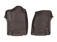 Load image into Gallery viewer, WeatherTech 14+ Chevy Silverado (Crew Cab / Double Cab) Front FloorLiners - Cocoa - Main Product View
