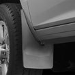 Load image into Gallery viewer, WeatherTech 14+ Dodge Ram 2500 / 3500 No Drill Mudflaps - Black - Installation View