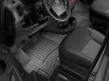 Load image into Gallery viewer, WeatherTech 14+ Dodge Ram ProMaster Front FloorLiner - Black - Installation View