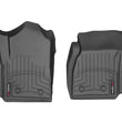 Load image into Gallery viewer, WeatherTech 14+ GMC Sierra/Denali 1500 / Chevy Silverado 1500 Front FloorLiners - Black - Side View
