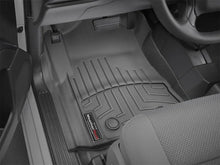 Load image into Gallery viewer, WeatherTech 14+ GMC Sierra/Denali 1500 / Chevy Silverado 1500 Front FloorLiners - Black - Back View
