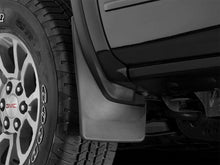 Load image into Gallery viewer, WeatherTech 14+ GMC Sierra/Sierra Denali No Drill Mudflaps - Black - Installation View
