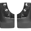 Load image into Gallery viewer, WeatherTech 14+ GMC Sierra/Sierra Denali No Drill Mudflaps - Black - Back View