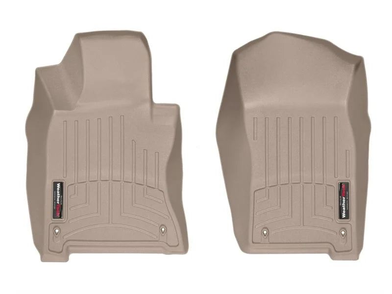 WeatherTech 14+ Infiniti Q50 Front FloorLiner - Tan - Main Product View