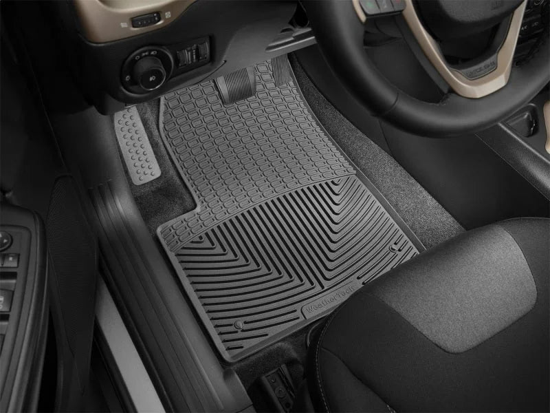 WeatherTech 14+ Jeep Cherokee Front Rubber Mats - Black - Additional View 5