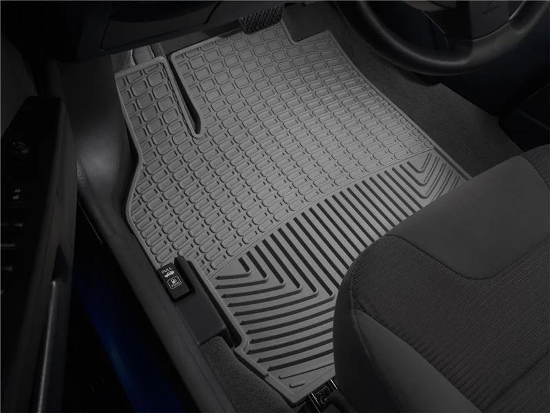 WeatherTech 14+ Jeep Cherokee Front Rubber Mats - Grey - Side View