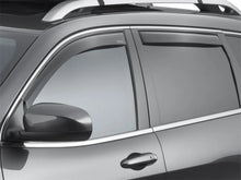 Load image into Gallery viewer, WeatherTech 14+ Jeep Cherokee Front and Rear Side Window Deflectors - Dark Smoke - Back View