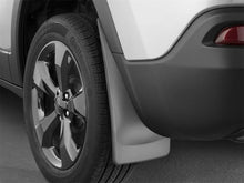 Load image into Gallery viewer, WeatherTech 14+ Jeep Cherokee No Drill Mudflaps - Black (Will Not Fit Trailhawk/ Overland Trim) - Side View