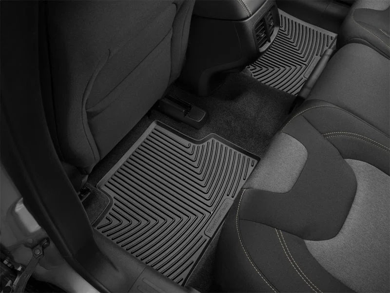 WeatherTech 14+ Jeep Cherokee Rear Rubber Mats - Black - Additional View 5