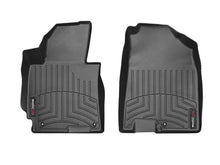 Load image into Gallery viewer, WeatherTech 14+ Kia Forte Front FloorLiner - Black - Main Product View