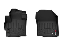 Load image into Gallery viewer, WeatherTech 14+ Mitsubishi Mirage Front FloorLiner - Black - Side View